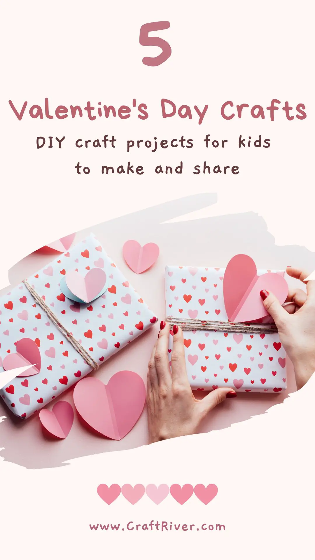 5 Adorable DIY Valentine's Day Crafts for Kids to Make and Share