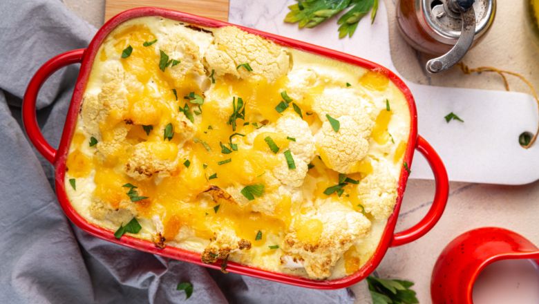 Cheesy Cauliflower Mac and Cheese