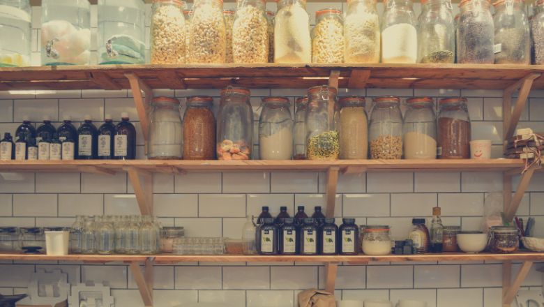 Create Vertical Space with a Pegboard Spice Organizer