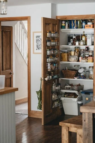 DIY Hidden Kitchen Pantry