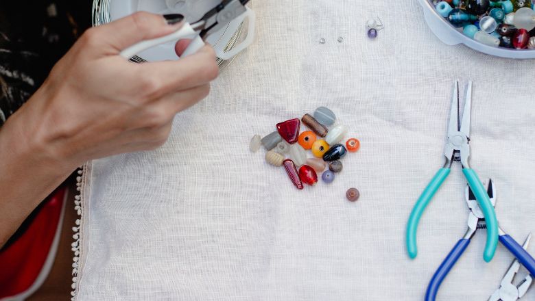 DIY Jewelry Storage Idea #3: : Pegboard Jewelry Wall Organizer