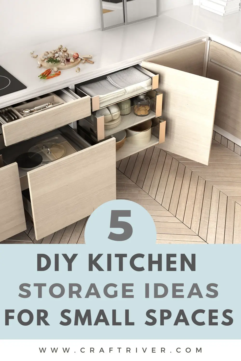DIY Kitchen Storage Ideas for Small Spaces