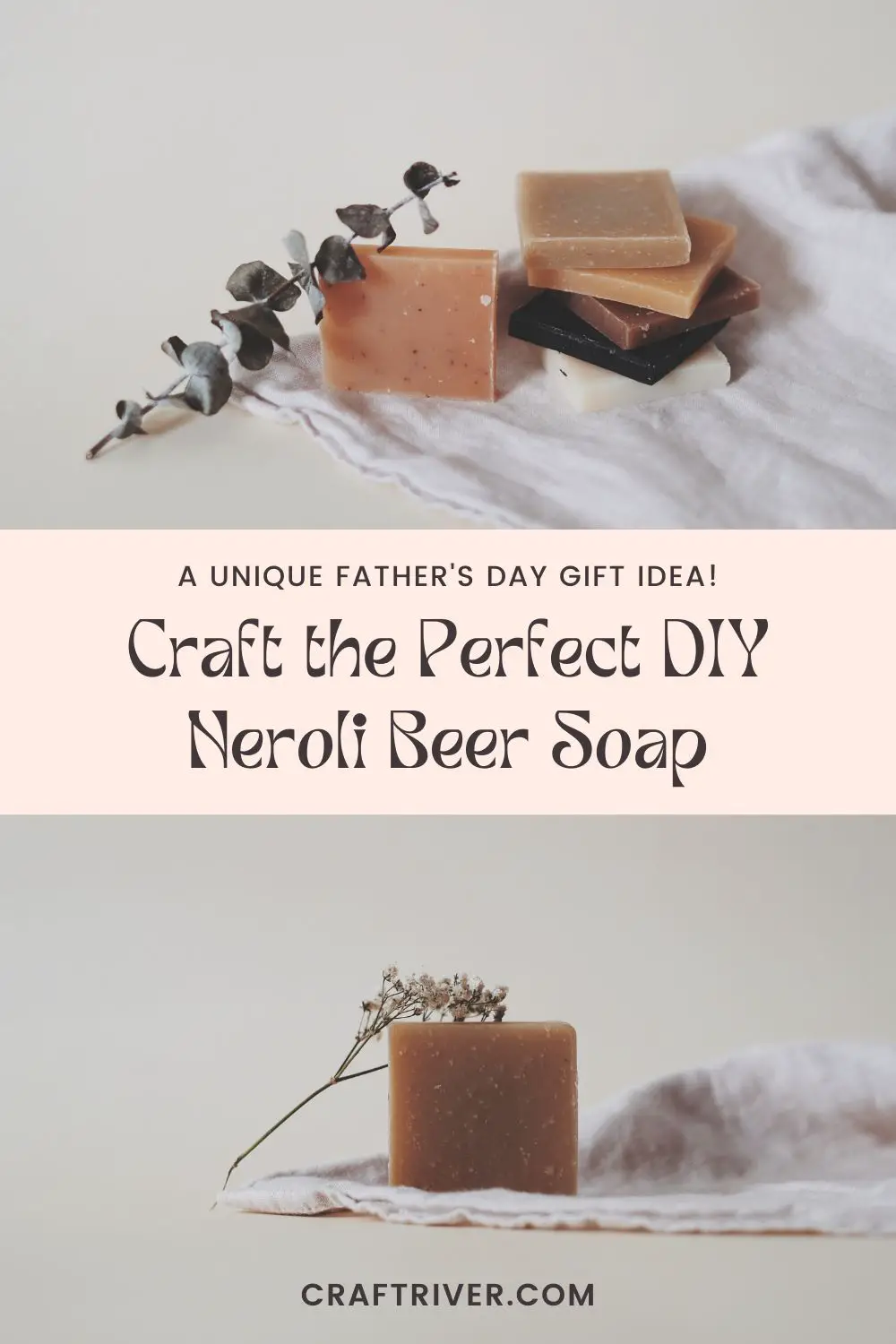 DIY Neroli Beer Soap Father's Day Gift Idea