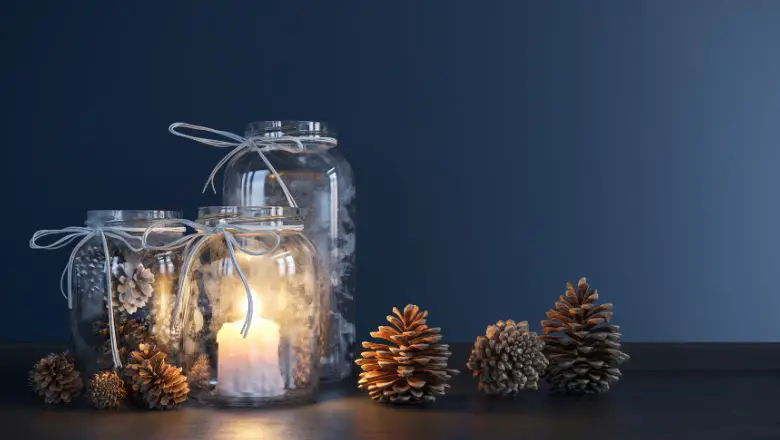 DIY Rustic Decor Ideas #3: Mason Jar Sconces with Fairy Lights