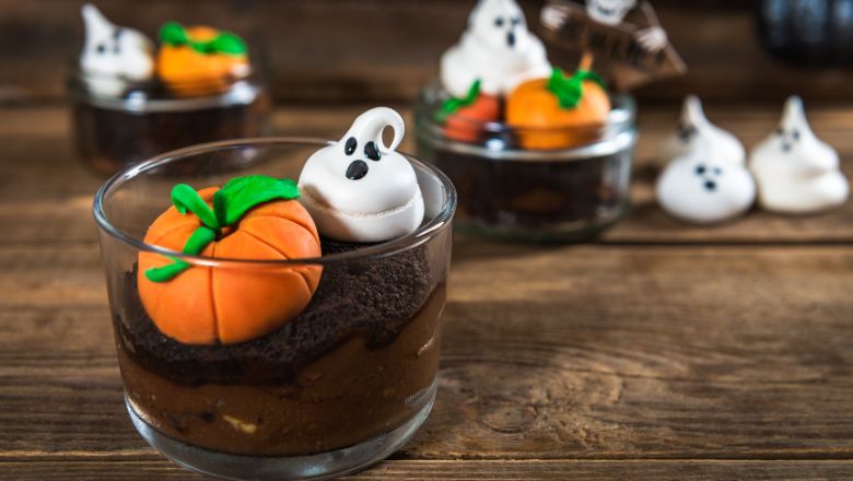 Graveyard Goodies: Creepy Pudding Cup Treats