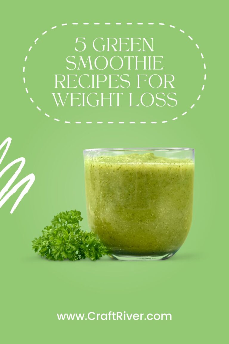 5 Healthy Green Smoothie Recipes For Weight Loss