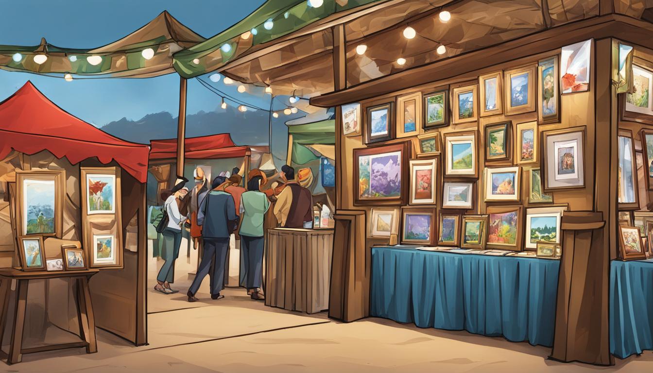 How To Display Picture Frames At A Craft Fair?