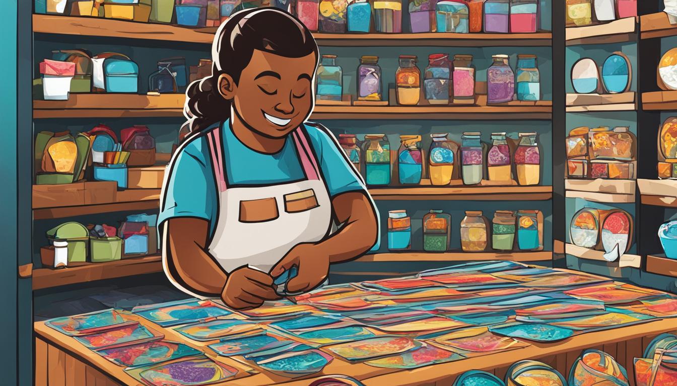 How To Display Stickers At A Craft Fair?