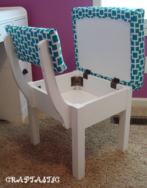 Secret Compartment Chair - DIY Storage Idea